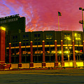 Sunset over Lambeau Field
